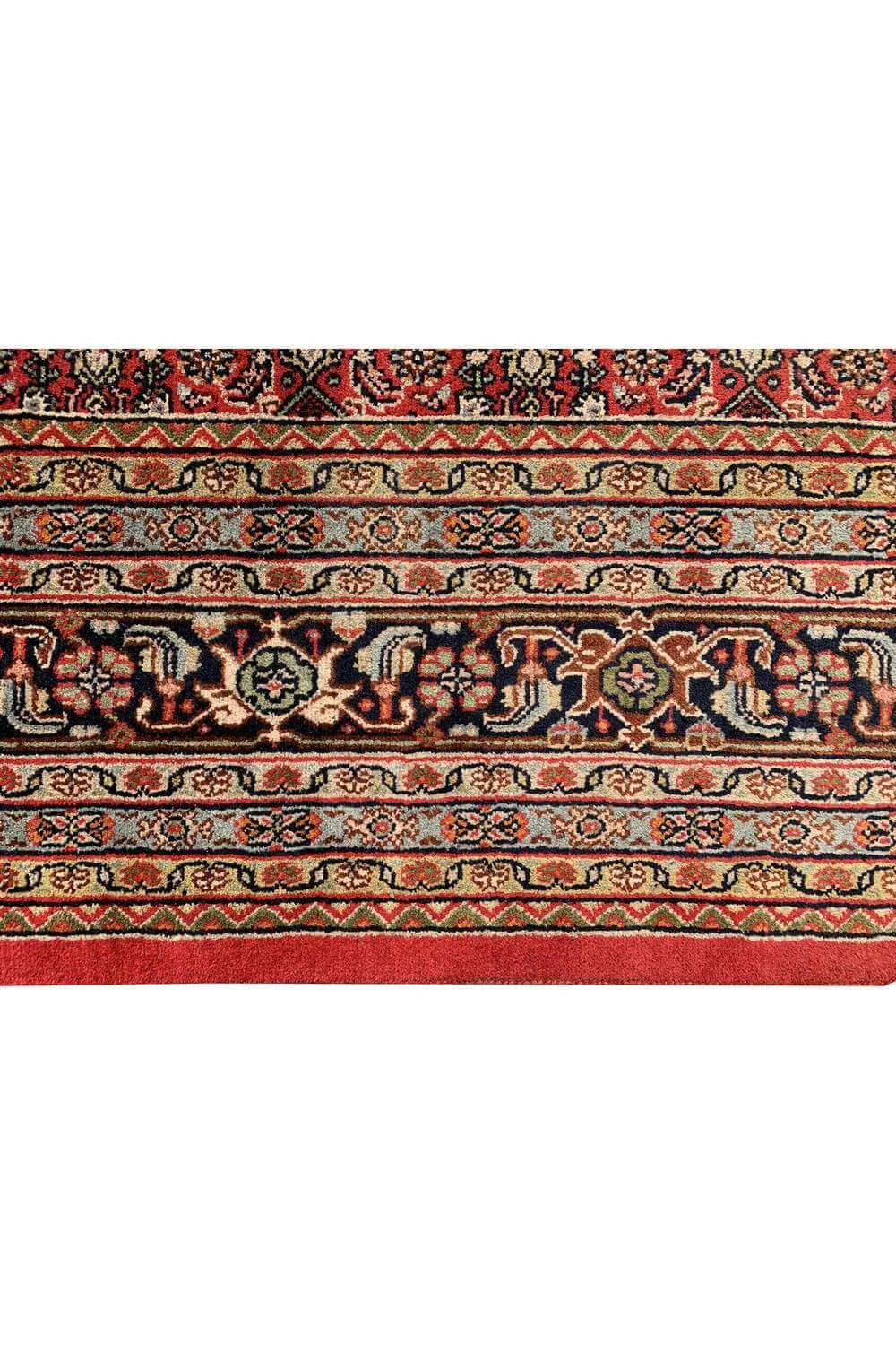 Amazing Hand Knotted Vintage Bijour Wool Area Rug 11.2 x 8.3 Ft