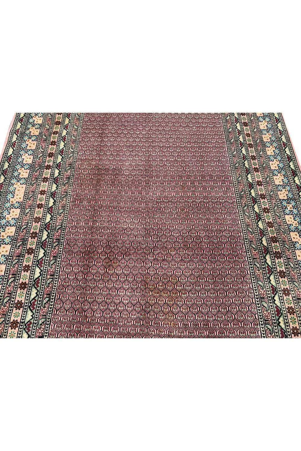 Amazing Hand Knotted Vintage Morocco Wool Area Rug 9.7 x 6.5 Ft