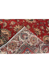 Amazing Hand Knotted Vintage Tabreez Wool Area Rug 11.10 x 8.11 Ft