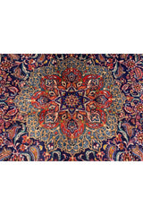 Amazing Hand Knotted Vintage Qashoun Wool Area Rug 12.6 x 9.5 Ft