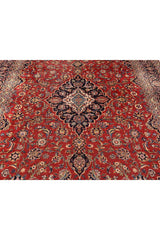 Amazing Hand Knotted Vintage Qashoun Wool Area Rug 13.0 x 9.10 Ft