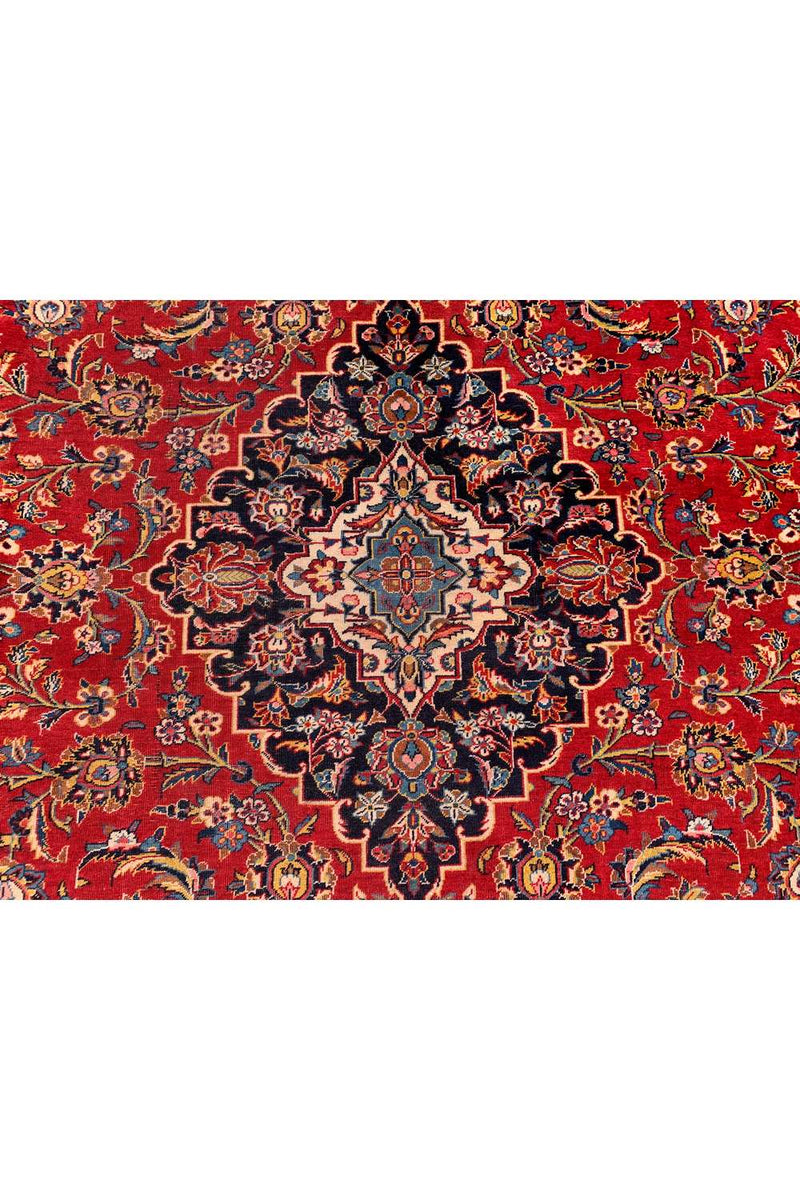 Amazing Hand Knotted Vintage Qashoun Wool Area Rug 13.0 x 9.10 Ft