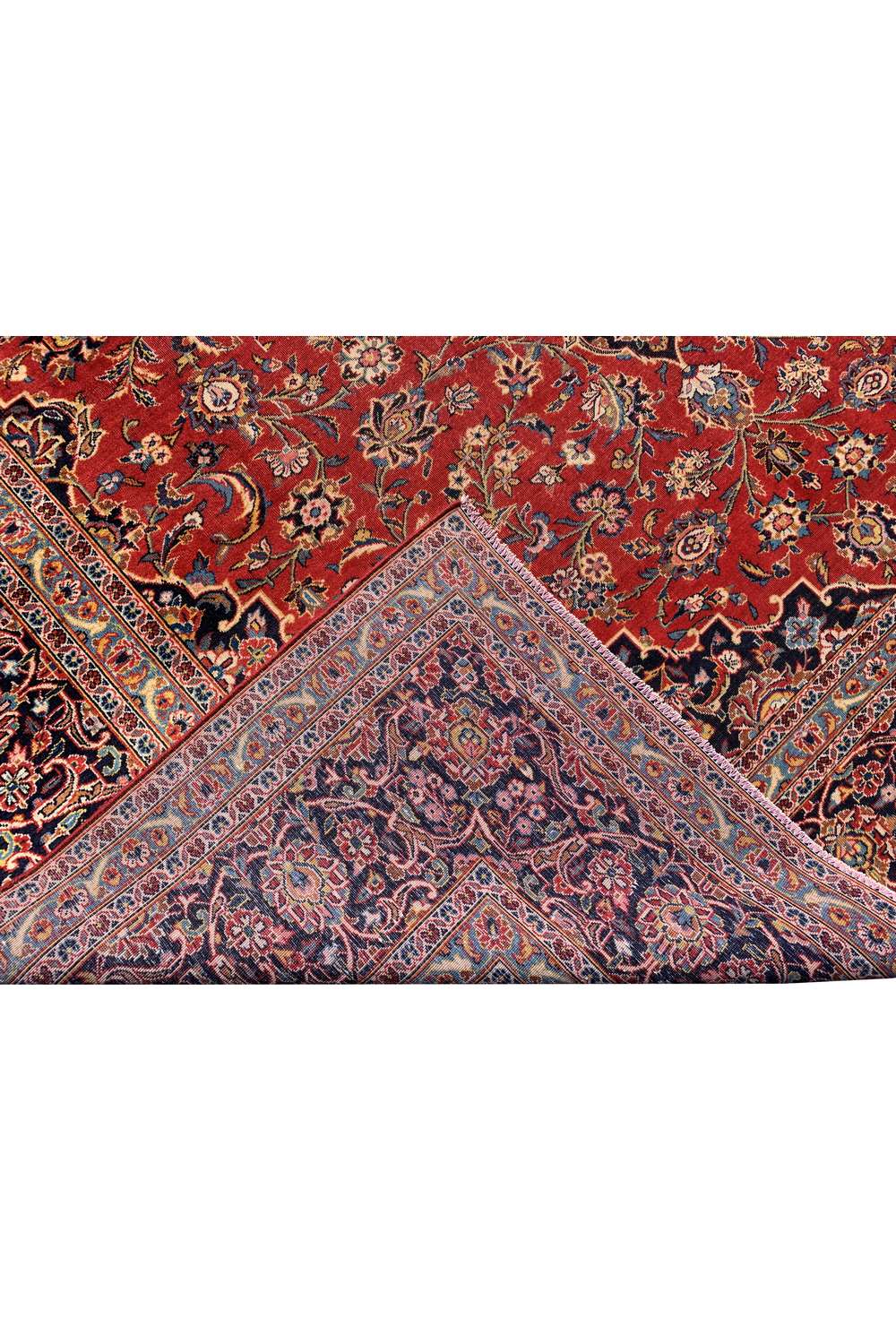 Amazing Hand Knotted Vintage Qashoun Wool Area Rug 13.0 x 9.10 Ft
