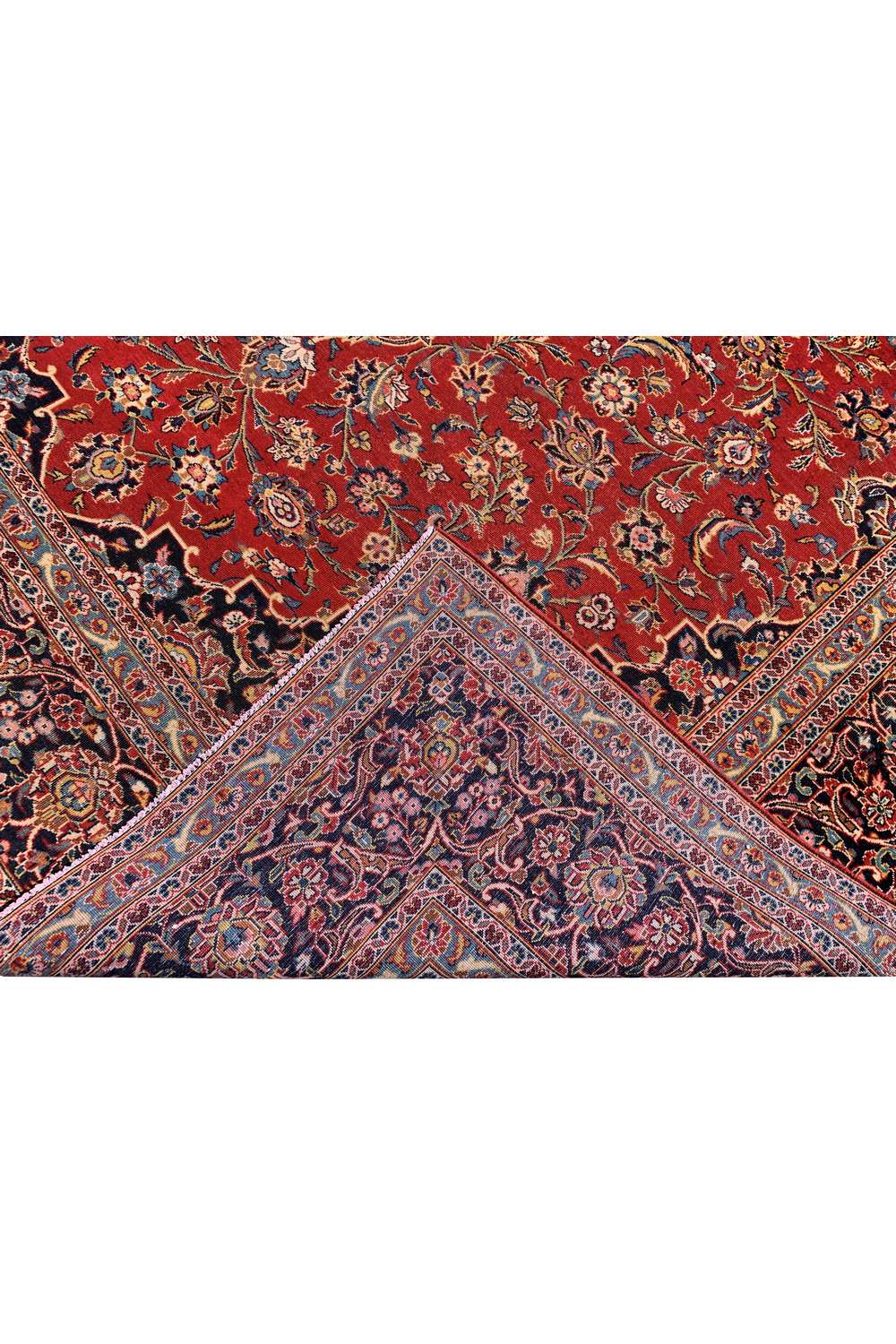 Amazing Hand Knotted Vintage Qashoun Wool Area Rug 13.0 x 9.10 Ft