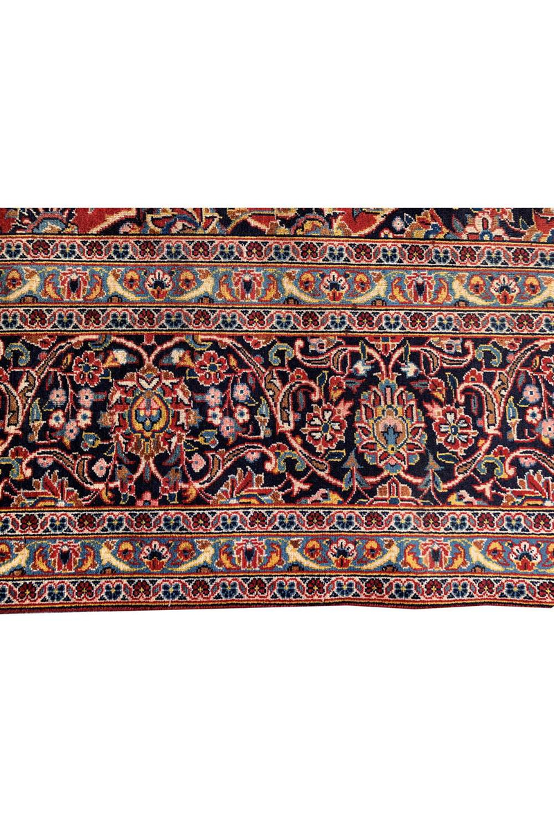 Amazing Hand Knotted Vintage Qashoun Wool Area Rug 13.0 x 9.10 Ft