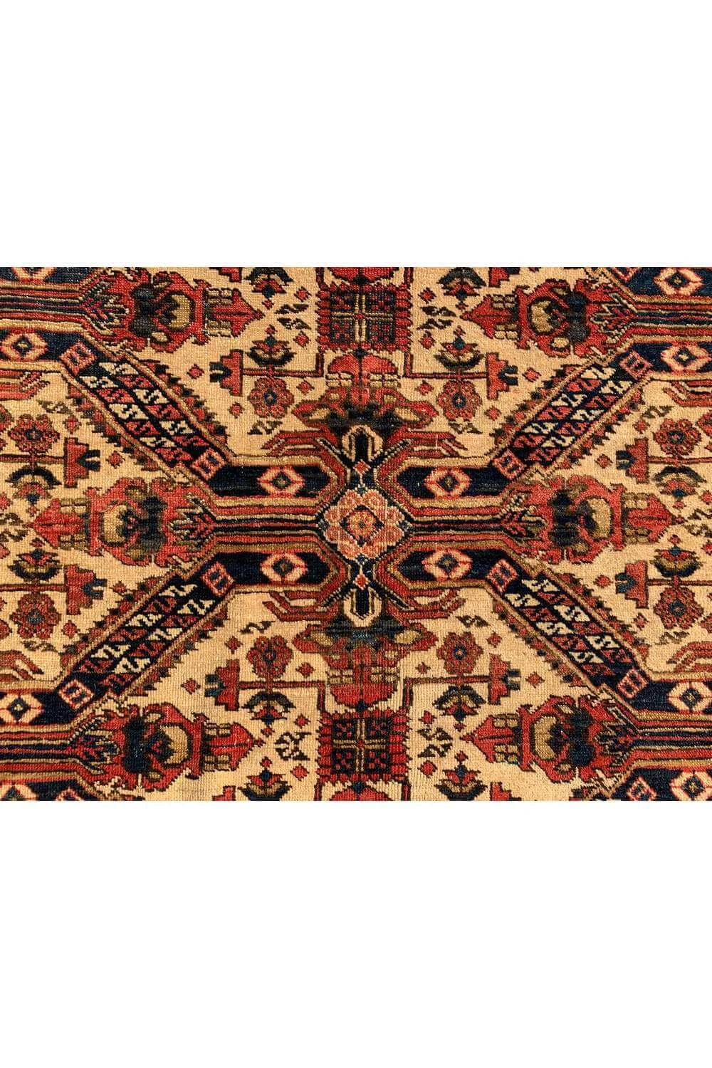 Amazing Hand Knotted Vintage Traditional Kazak Wool Area Rug 8.7 x 5.1 Ft
