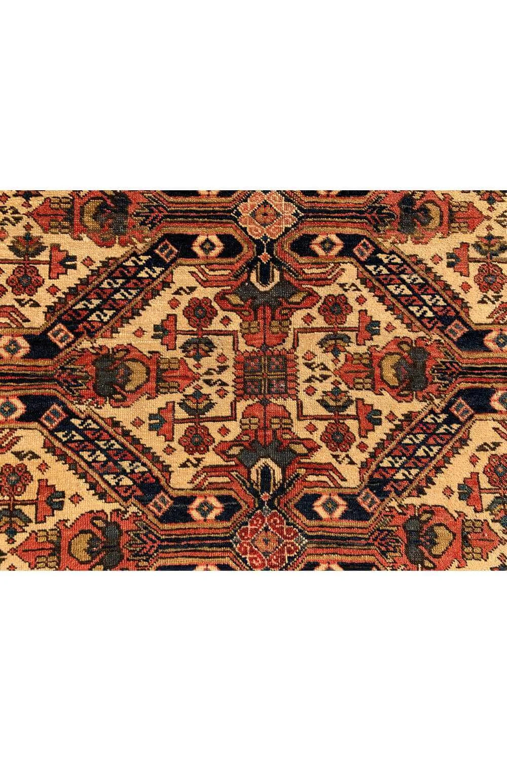 Amazing Hand Knotted Vintage Traditional Kazak Wool Area Rug 8.7 x 5.1 Ft