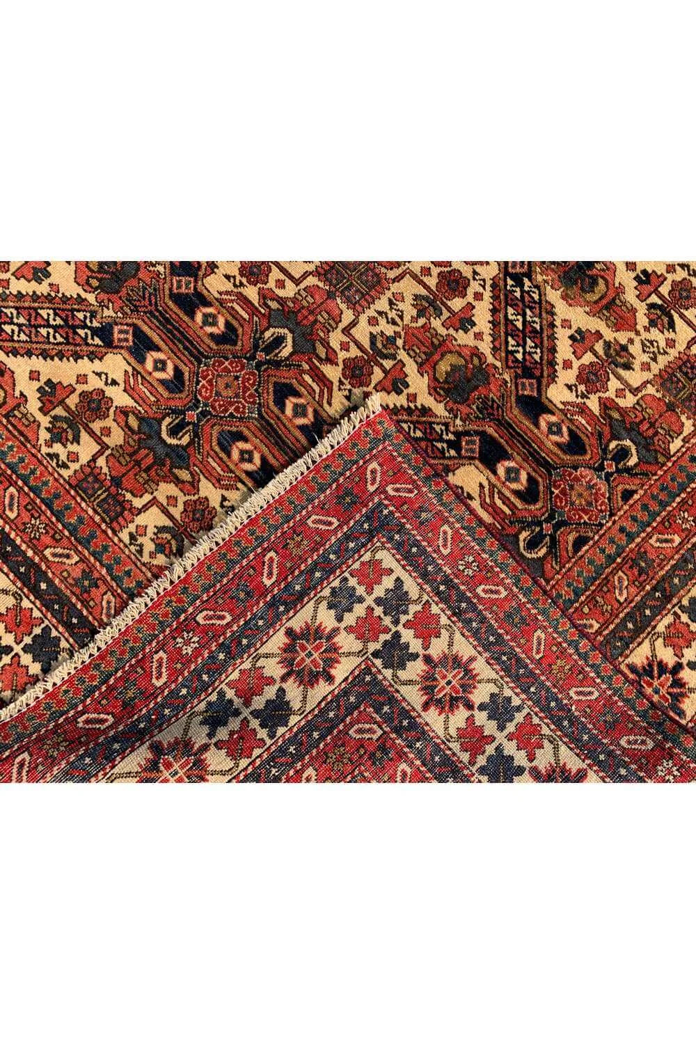 Amazing Hand Knotted Vintage Traditional Kazak Wool Area Rug 8.7 x 5.1 Ft