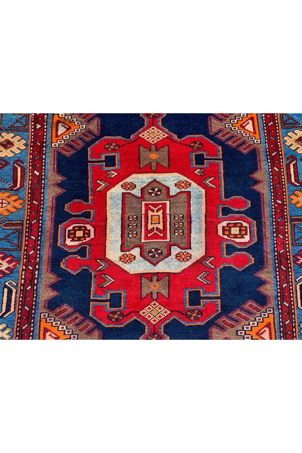 Amazing Hand Knotted Vintage Hamidoun Wool Area Rug 6.8 x 3.10 Ft