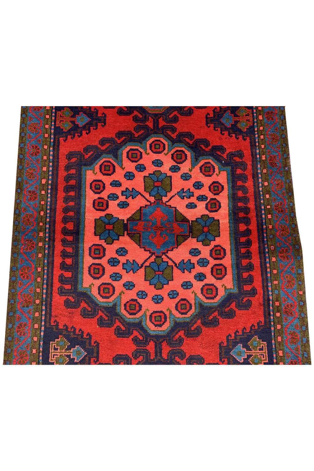 Amazing Hand Knotted Vintage Wiss Baghtiyaar Wool Area Rug 6.7 x 3.3 Ft