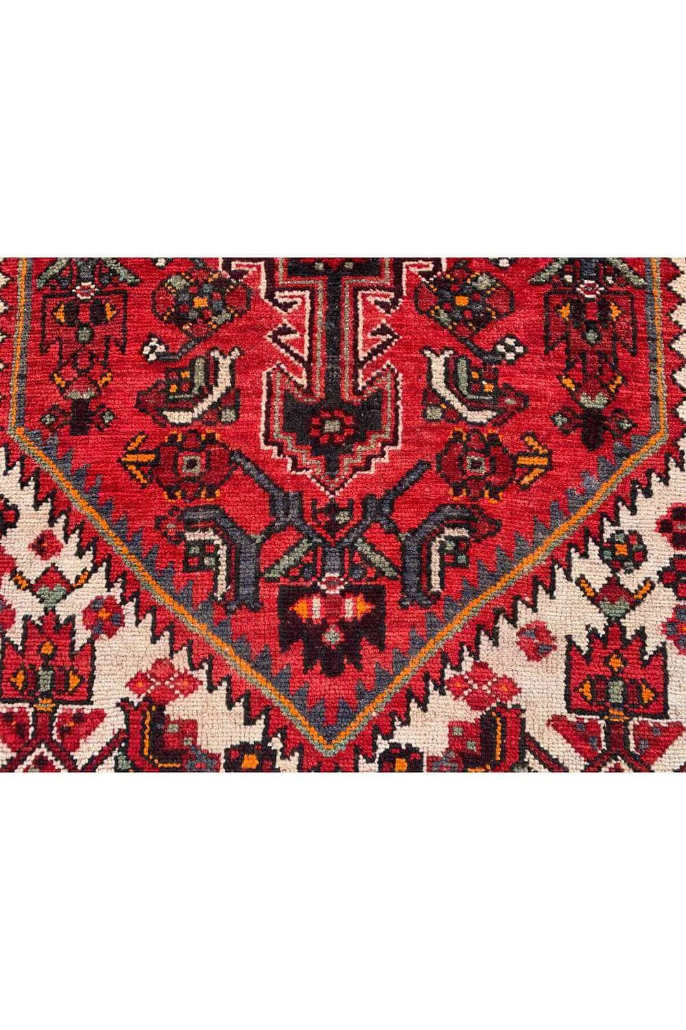 Amazing Hand Knotted Vintage Hamidoun Wool Area Rug 6.6 x 4.2 Ft