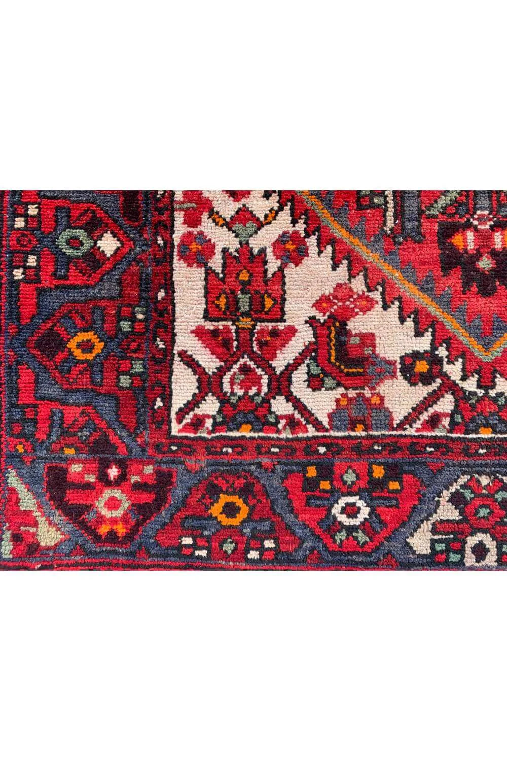 Amazing Hand Knotted Vintage Hamidoun Wool Area Rug 6.6 x 4.2 Ft