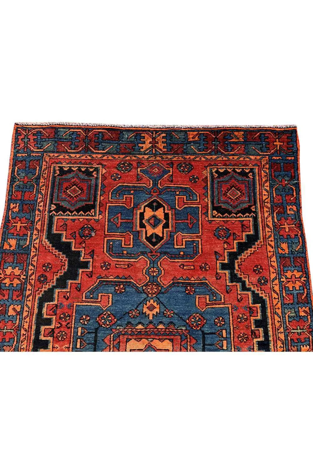 Amazing Hand Knotted Antique Wiss Hamidoun Wool Area Rug 5.10 x 3.10 Ft