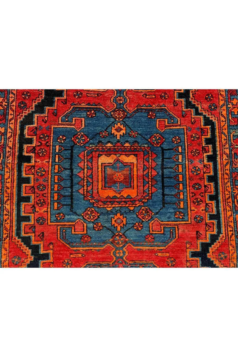 Amazing Hand Knotted Antique Wiss Hamidoun Wool Area Rug 5.10 x 3.10 Ft