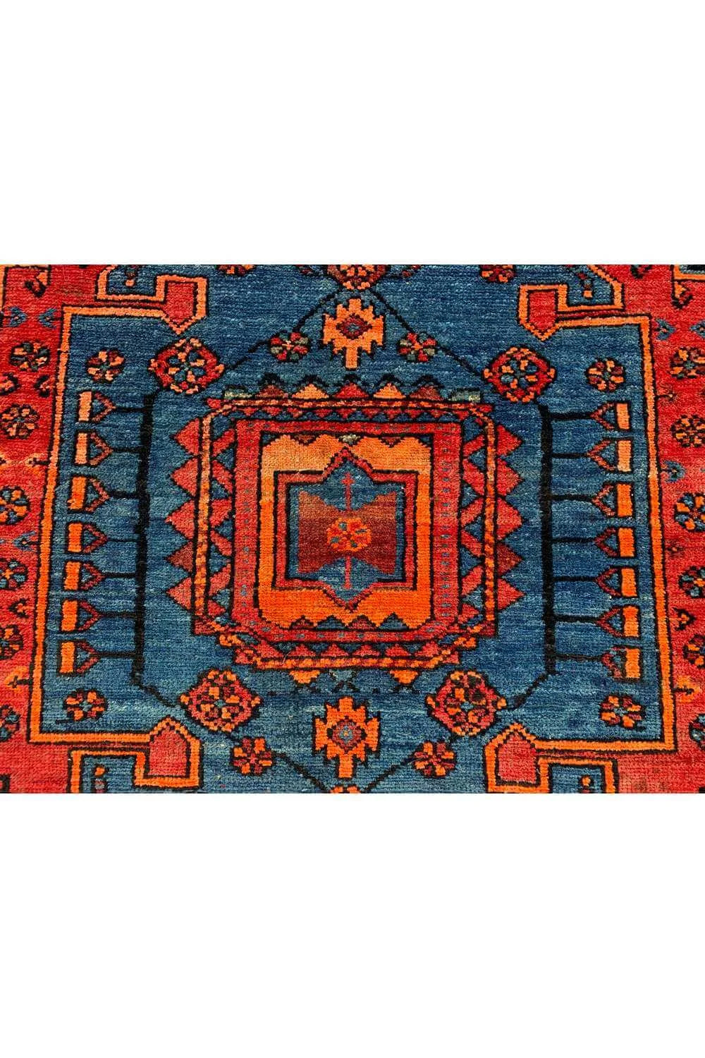 Amazing Hand Knotted Antique Wiss Hamidoun Wool Area Rug 5.10 x 3.10 Ft