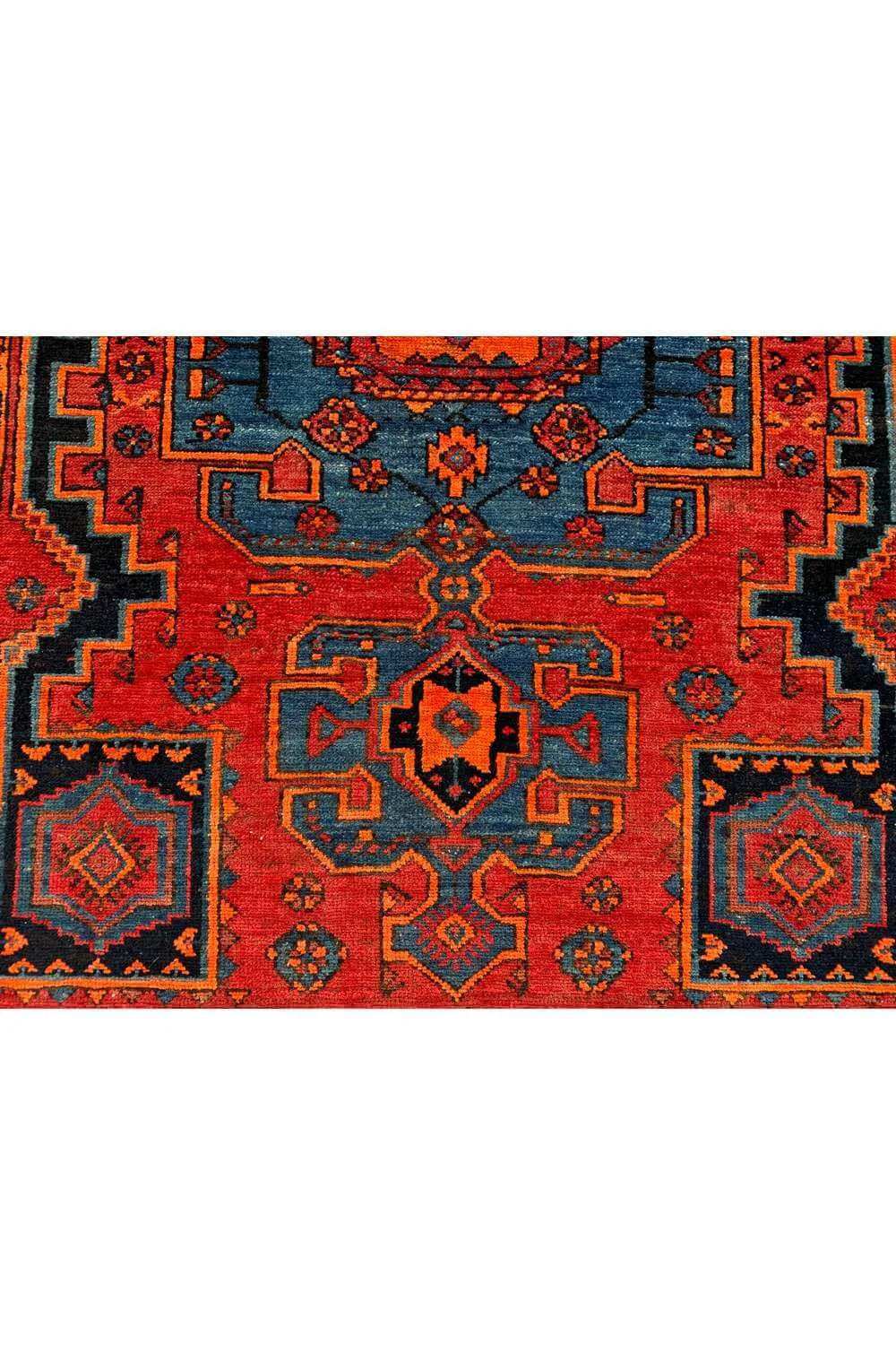 Amazing Hand Knotted Antique Wiss Hamidoun Wool Area Rug 5.10 x 3.10 Ft