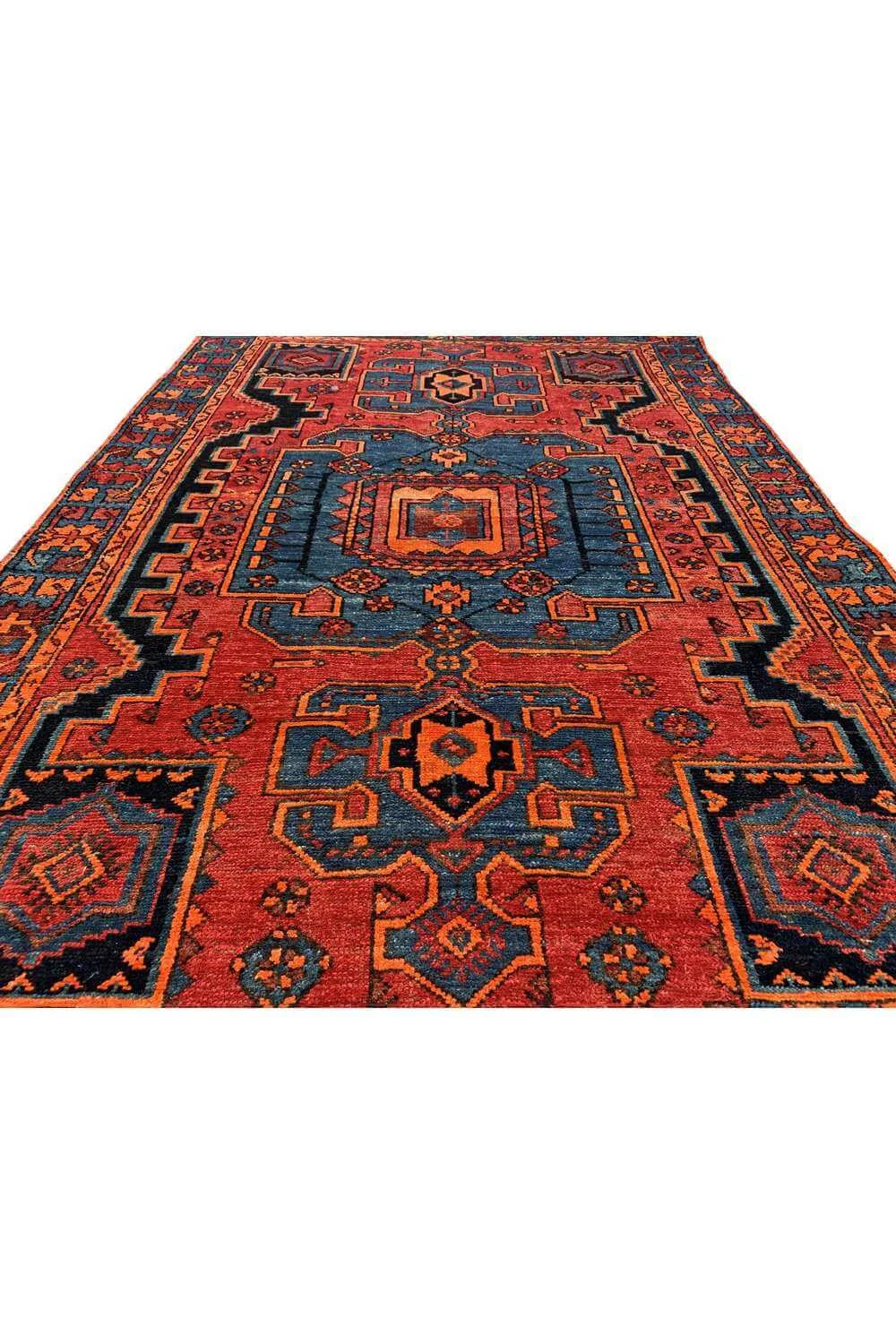 Amazing Hand Knotted Antique Wiss Hamidoun Wool Area Rug 5.10 x 3.10 Ft