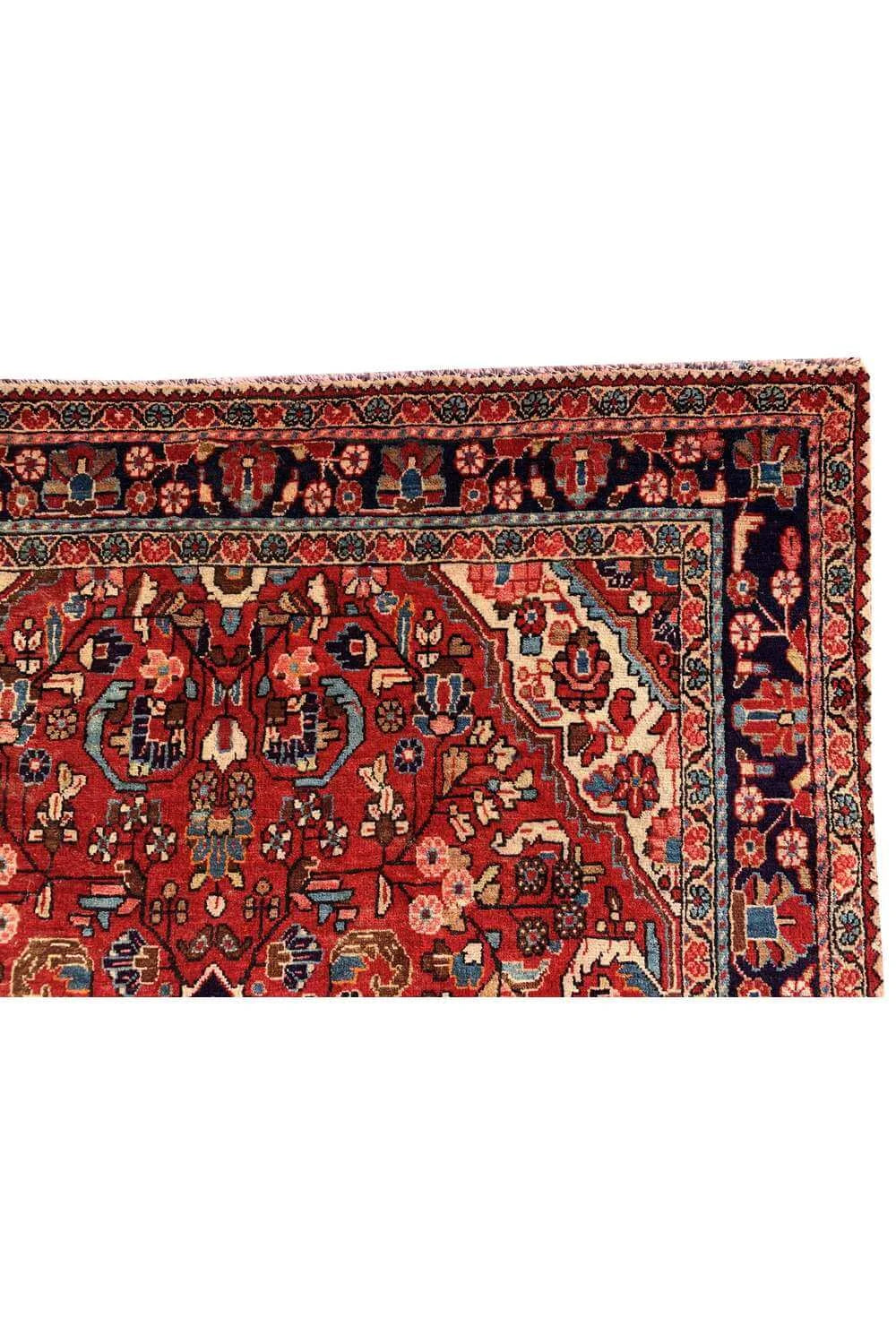 Amazing Hand Knotted Vintage Hamidoun Wool Area Rug 6.10 x 4.3 Ft