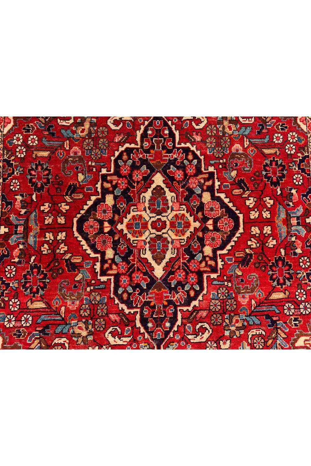 Amazing Hand Knotted Vintage Hamidoun Wool Area Rug 6.10 x 4.3 Ft