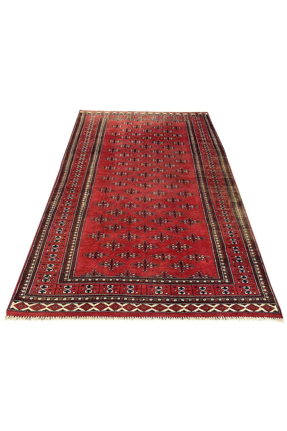 Amazing Hand Knotted Vintage Baghtiyaar Wool Area Rug 5.9 x 3.11 Ft