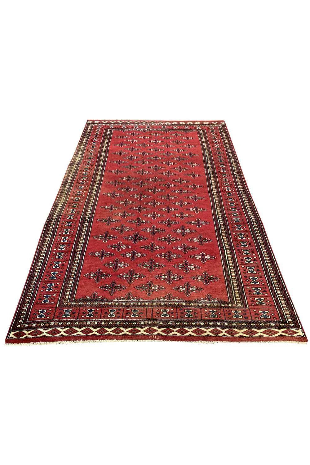 Amazing Hand Knotted Vintage Baghtiyaar Wool Area Rug 5.9 x 3.11 Ft