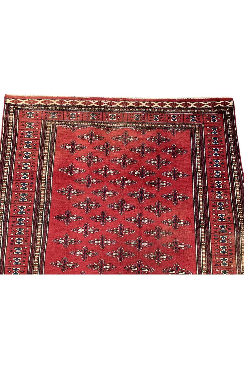 Amazing Hand Knotted Vintage Baghtiyaar Wool Area Rug 5.9 x 3.11 Ft