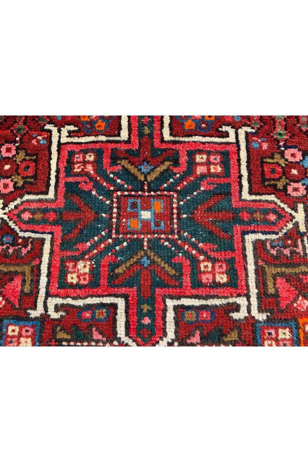 Amazing Hand Knotted Vintage Hamidoun Wool Area Runner Rug 5.10 x 1.10 Ft