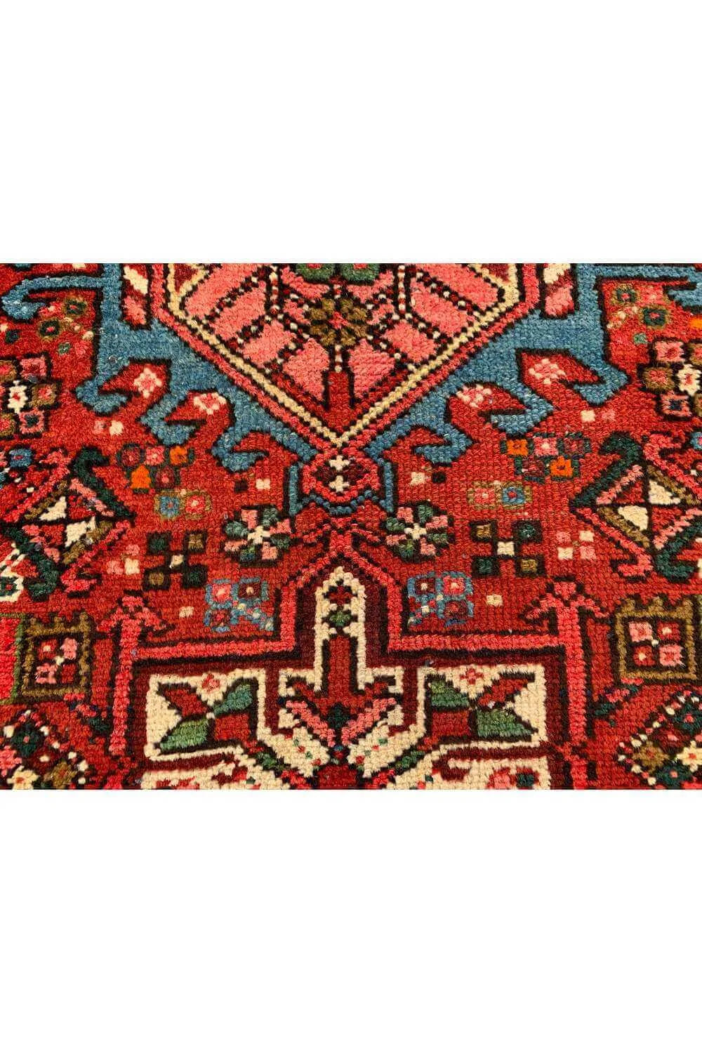 Amazing Hand Knotted Vintage Hamidoun Wool Area Runner Rug 5.10 x 1.10 Ft
