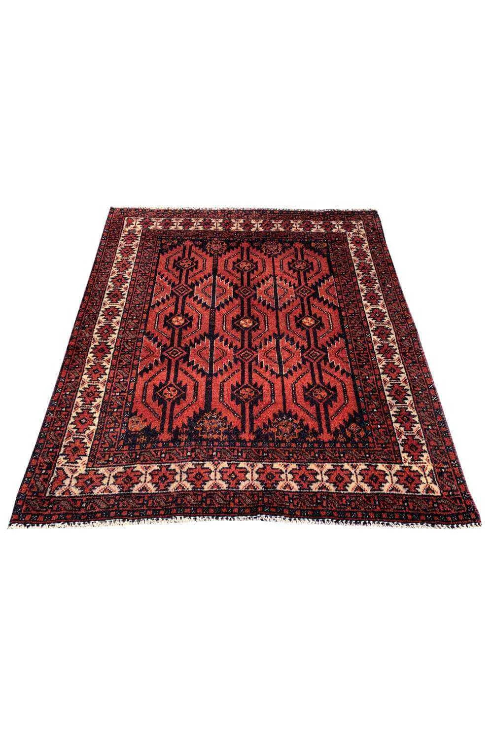 Amazing Hand Knotted Vintage Qaisery Wool Area Rug 2.8 x 2.5 Ft