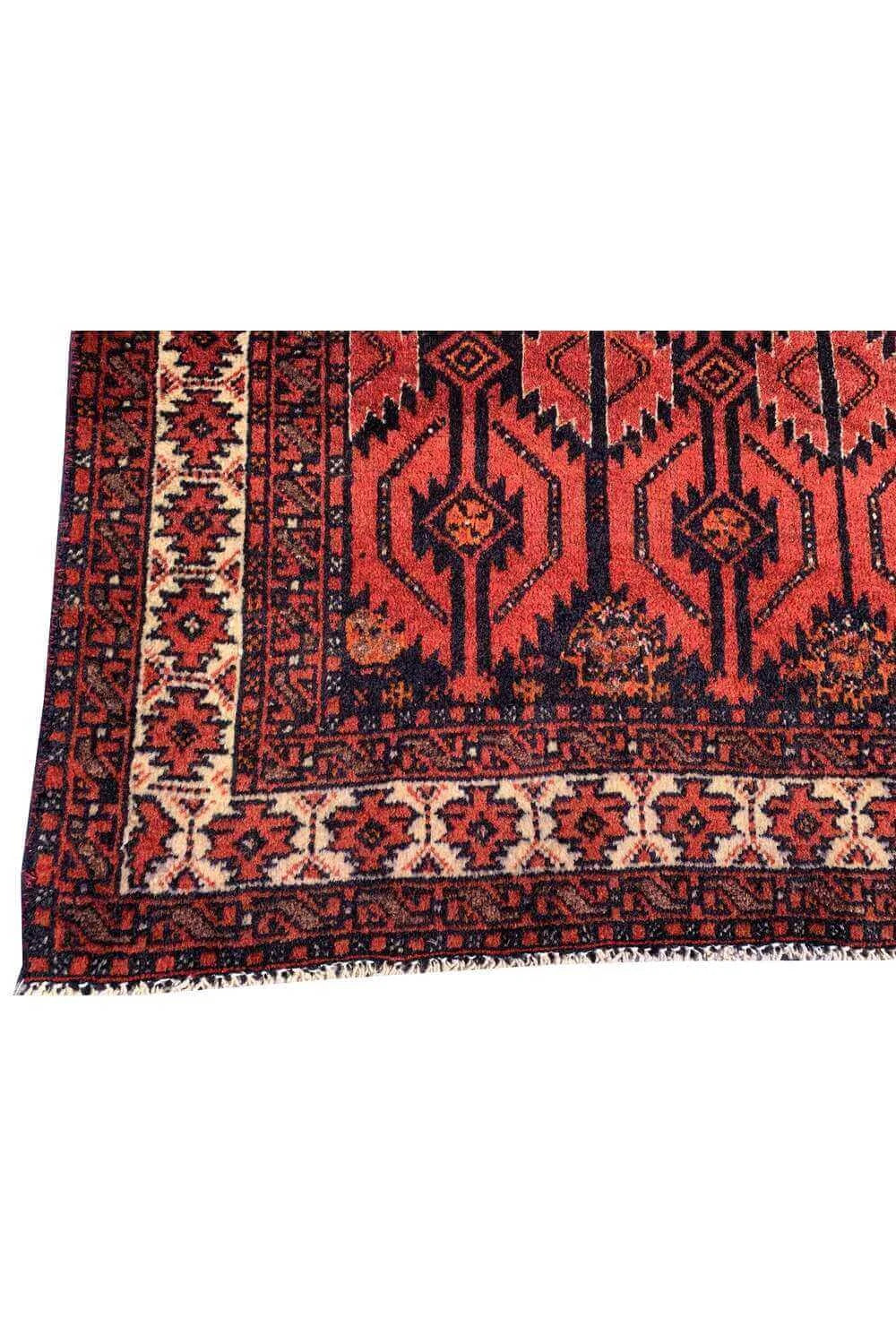 Amazing Hand Knotted Vintage Qaisery Wool Area Rug 2.8 x 2.5 Ft