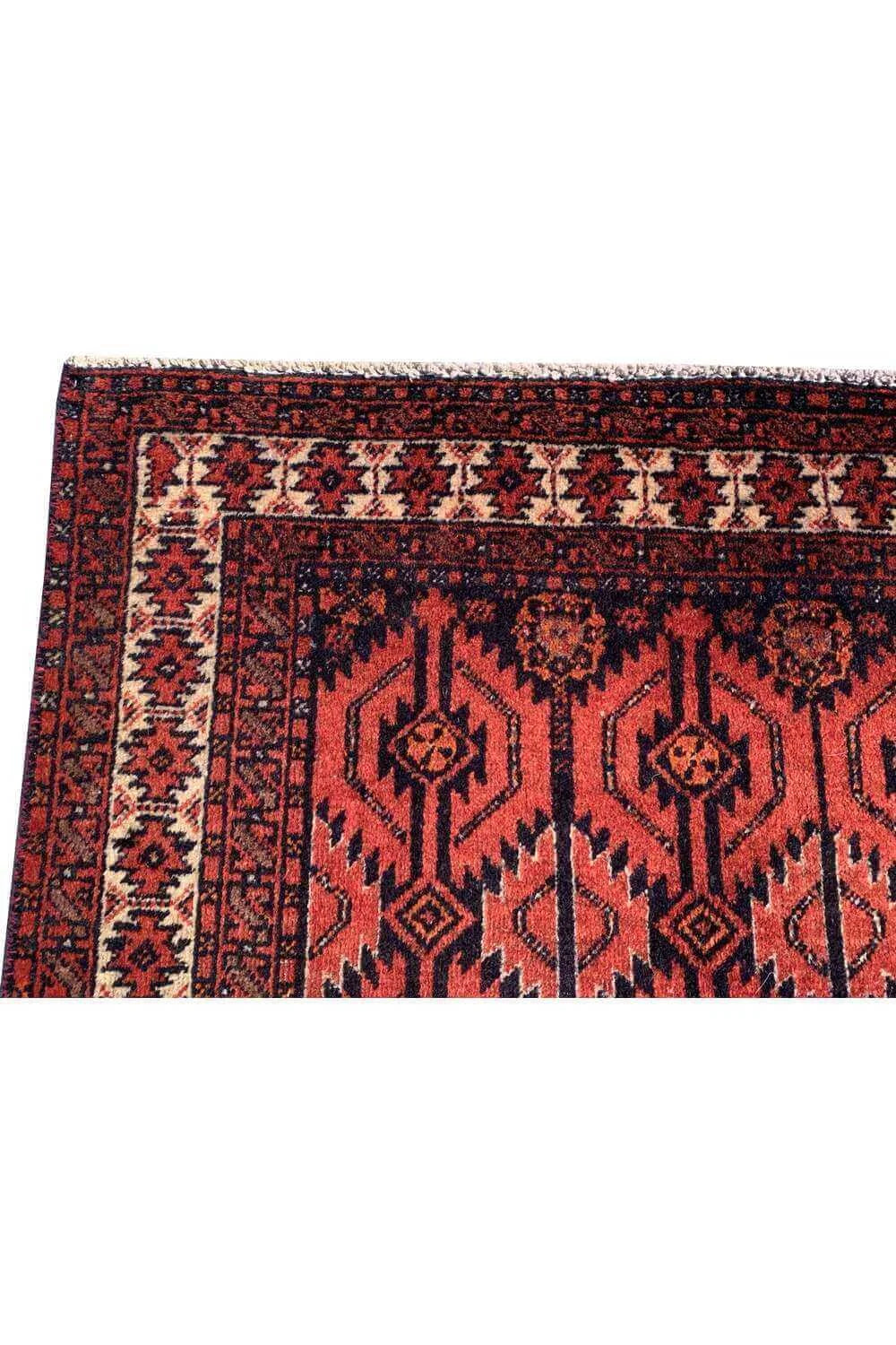 Amazing Hand Knotted Vintage Qaisery Wool Area Rug 2.8 x 2.5 Ft