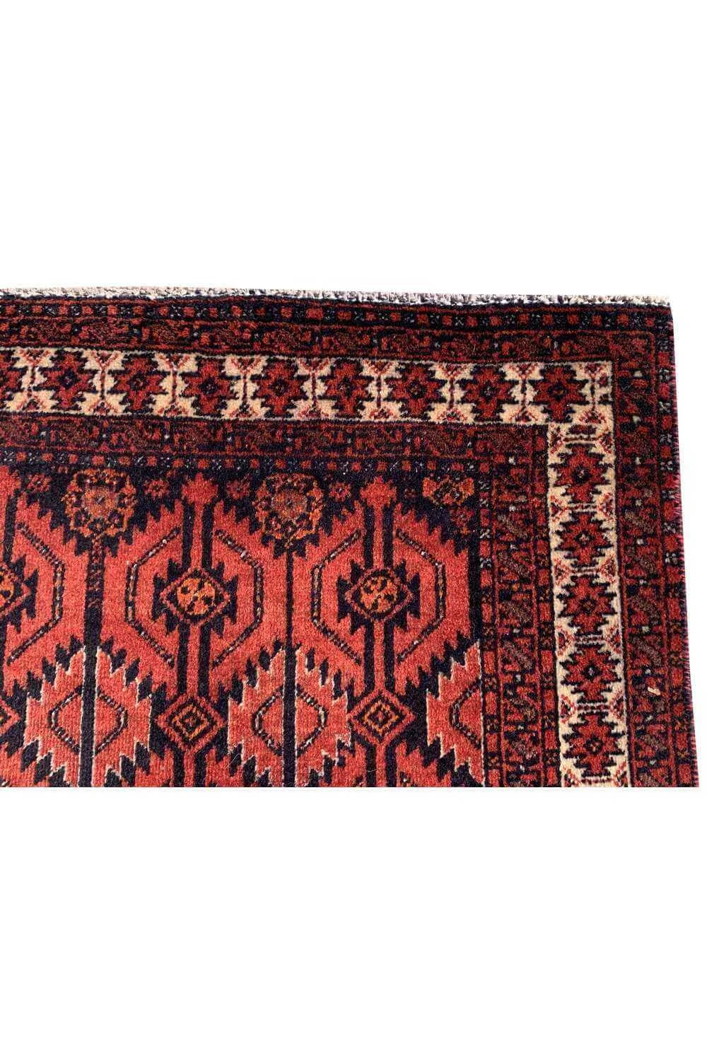 Amazing Hand Knotted Vintage Qaisery Wool Area Rug 2.8 x 2.5 Ft
