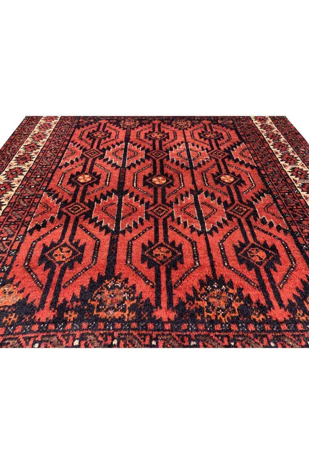 Amazing Hand Knotted Vintage Qaisery Wool Area Rug 2.8 x 2.5 Ft