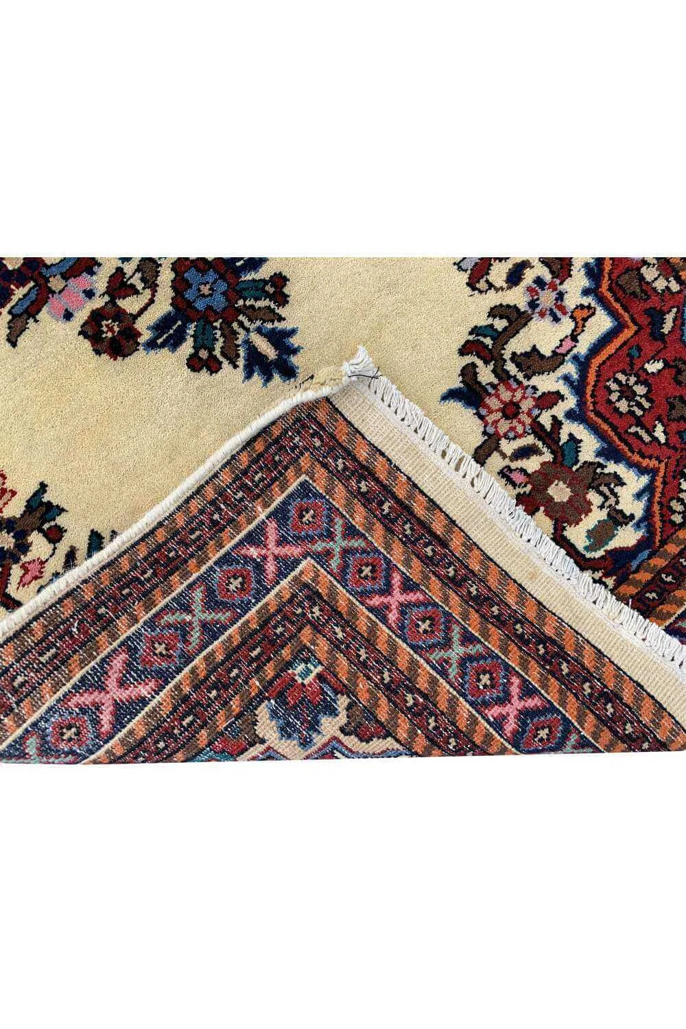 Amazing Hand Knotted Vintage Baghtiyaar Wool Area Rug 6.1 x 3.0 Ft