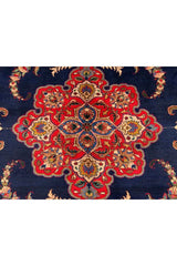 Amazing Hand Knotted Vintage Qashoun Pictorial Wool Area Rug 10.1 x 8.0 Ft