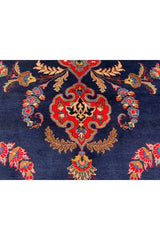 Amazing Hand Knotted Vintage Qashoun Pictorial Wool Area Rug 10.1 x 8.0 Ft