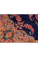 Amazing Hand Knotted Vintage Qashoun Pictorial Wool Area Rug 10.1 x 8.0 Ft