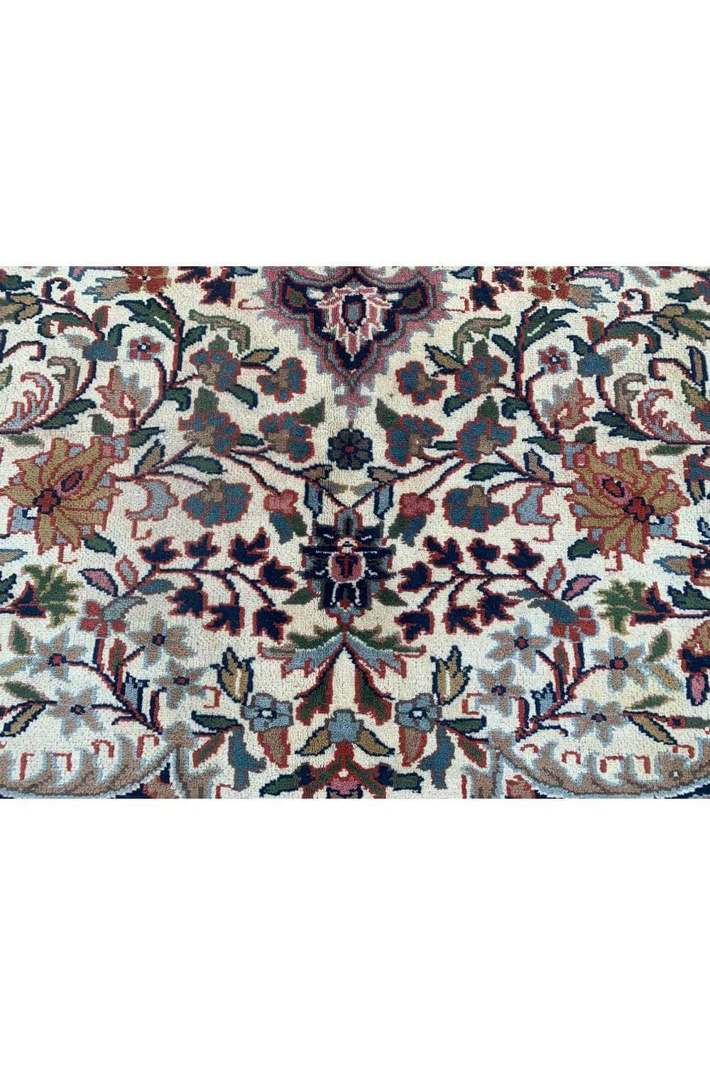 Amazing Hand Knotted Vintage Tabreez Wool Area Rug 9.7 x 8.2 Ft