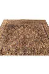 Amazing Hand Knotted Vintage Tribal Bijour Wool Area Rug 11.5 x 8.1 Ft