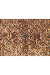 Amazing Hand Knotted Vintage Tribal Bijour Wool Area Rug 11.5 x 8.1 Ft