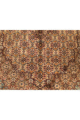 Amazing Hand Knotted Vintage Tribal Bijour Wool Area Rug 11.5 x 8.1 Ft