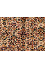 Amazing Hand Knotted Vintage Tribal Bijour Wool Area Rug 11.5 x 8.1 Ft