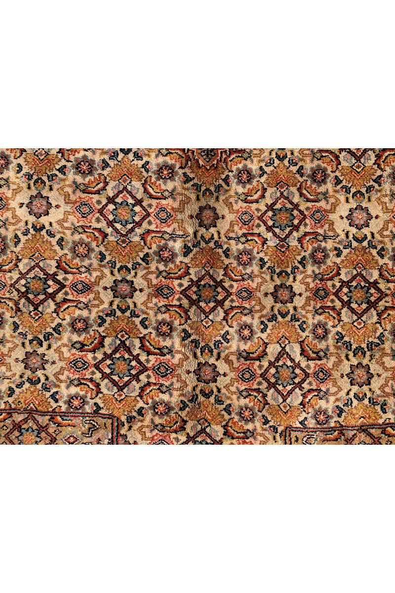 Amazing Hand Knotted Vintage Tribal Bijour Wool Area Rug 11.5 x 8.1 Ft