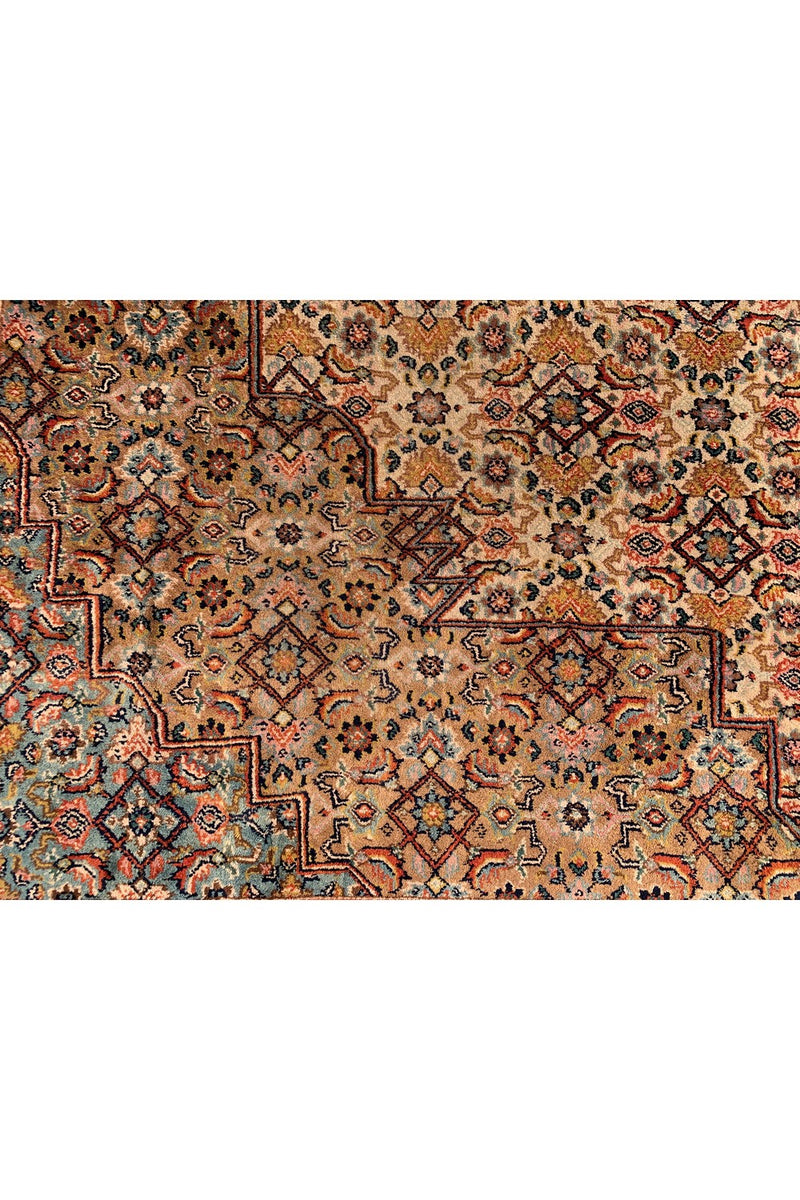 Amazing Hand Knotted Vintage Tribal Bijour Wool Area Rug 11.5 x 8.1 Ft
