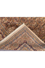 Amazing Hand Knotted Vintage Tribal Bijour Wool Area Rug 11.5 x 8.1 Ft