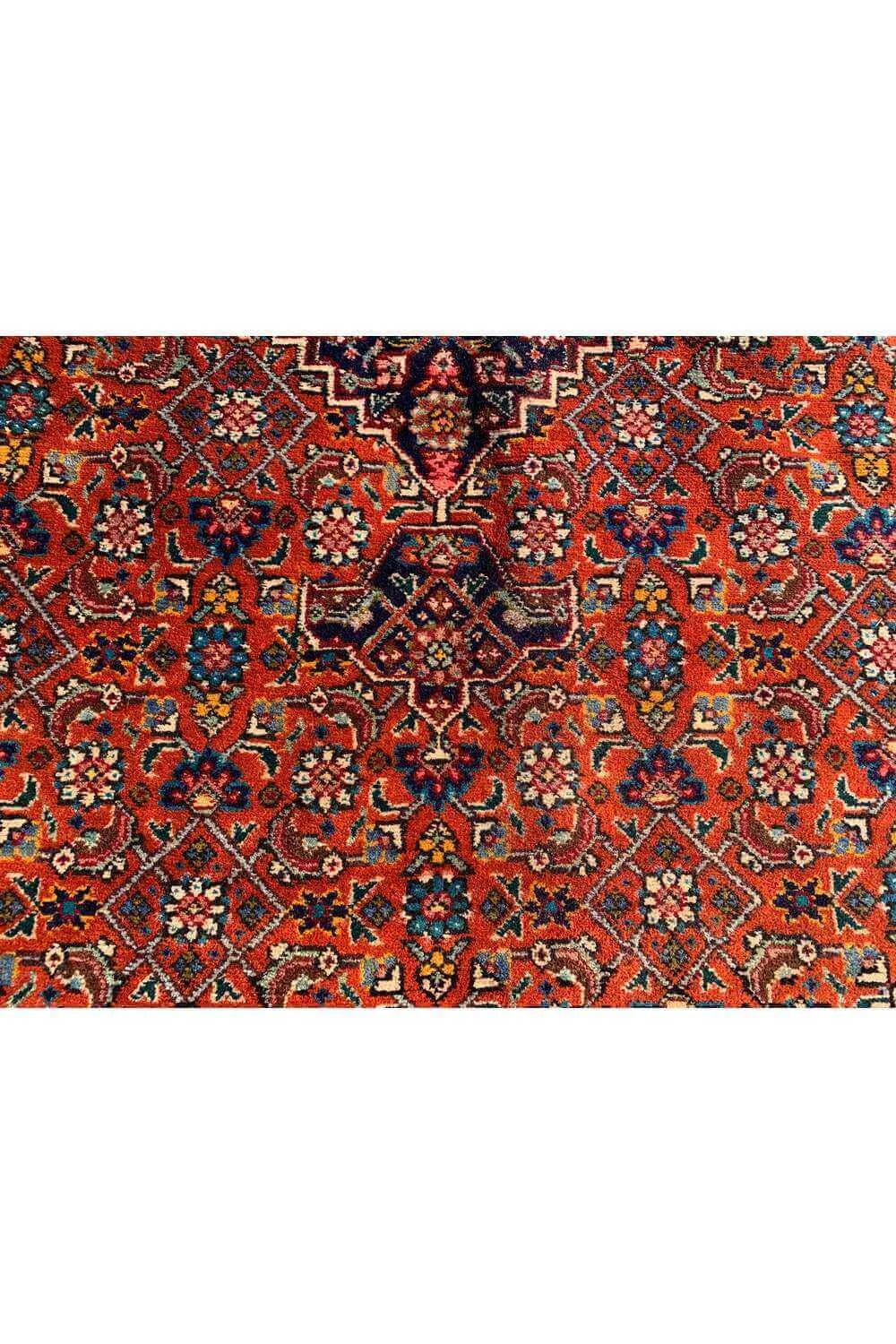 Amazing Hand Knotted Vintage Bijour Wool Area Rug 11.6 x 8.1 Ft