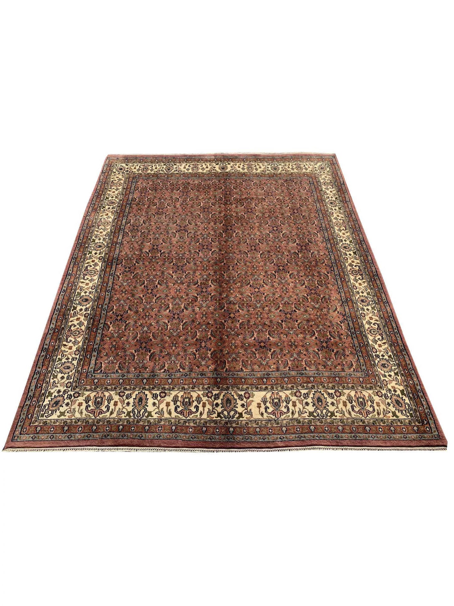 Amazing Hand Knotted Bijour Wool Area Rug 9.10 x 8.2 Ft