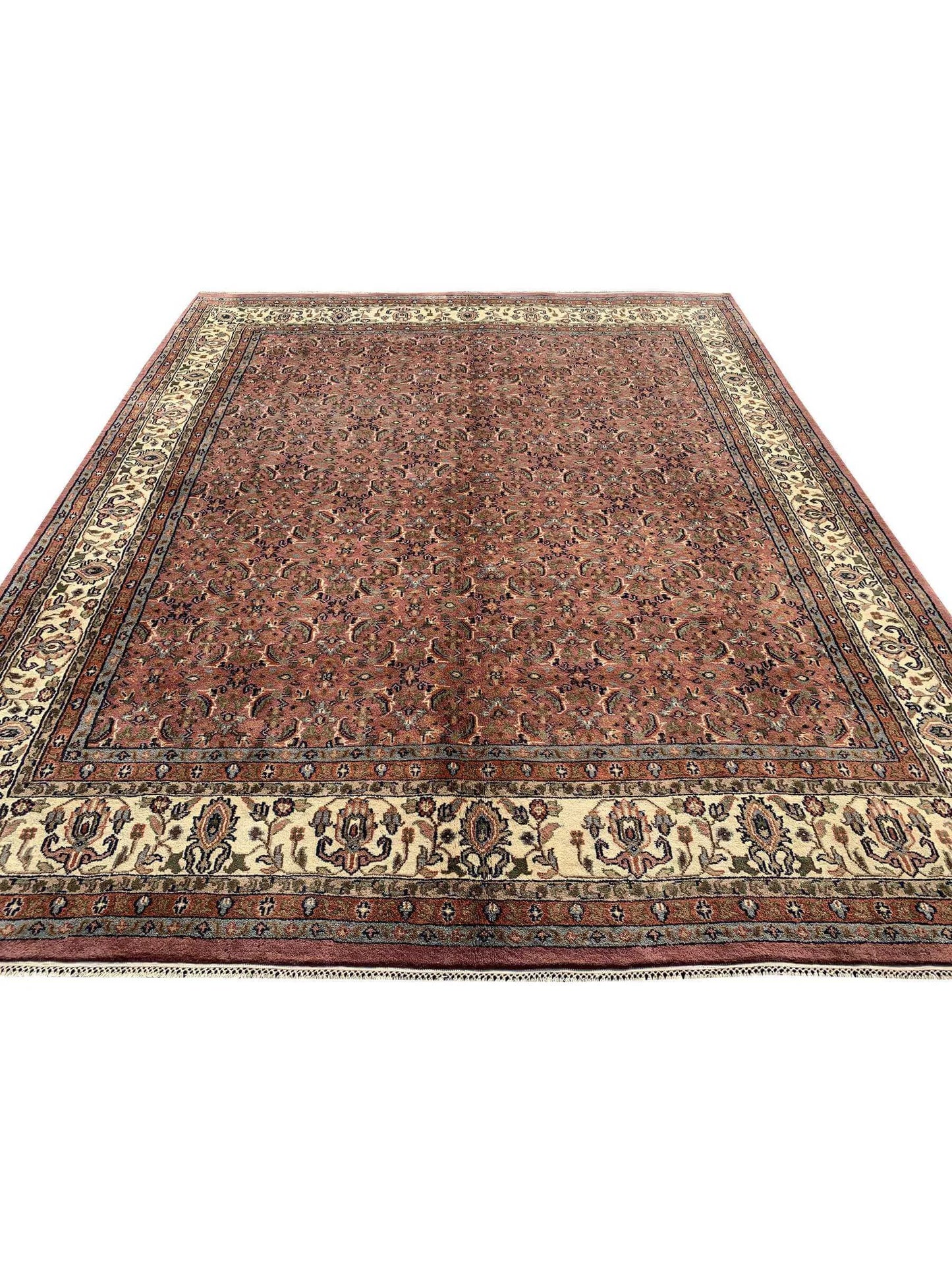 Amazing Hand Knotted Bijour Wool Area Rug 9.10 x 8.2 Ft