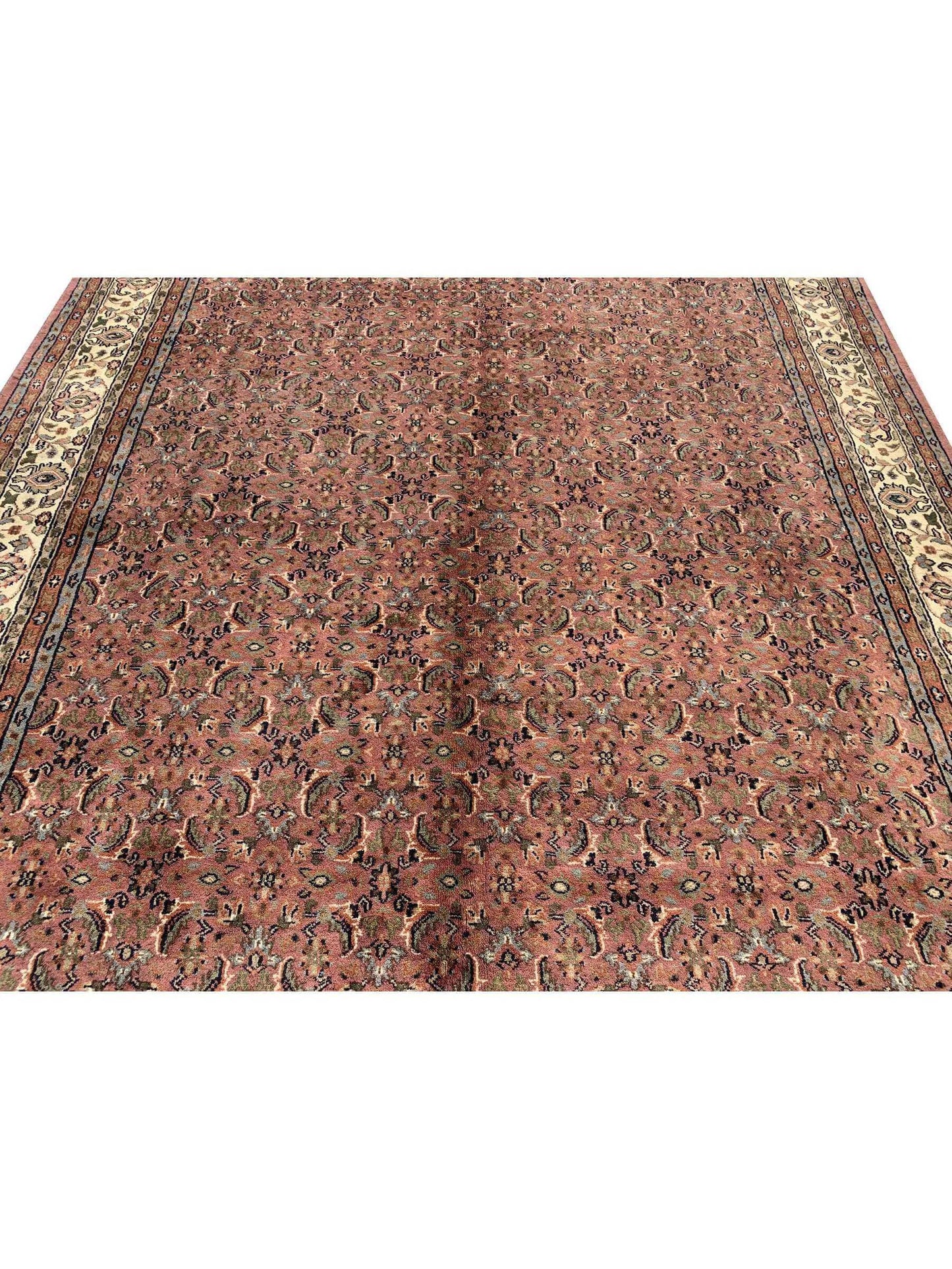 Amazing Hand Knotted Bijour Wool Area Rug 9.10 x 8.2 Ft