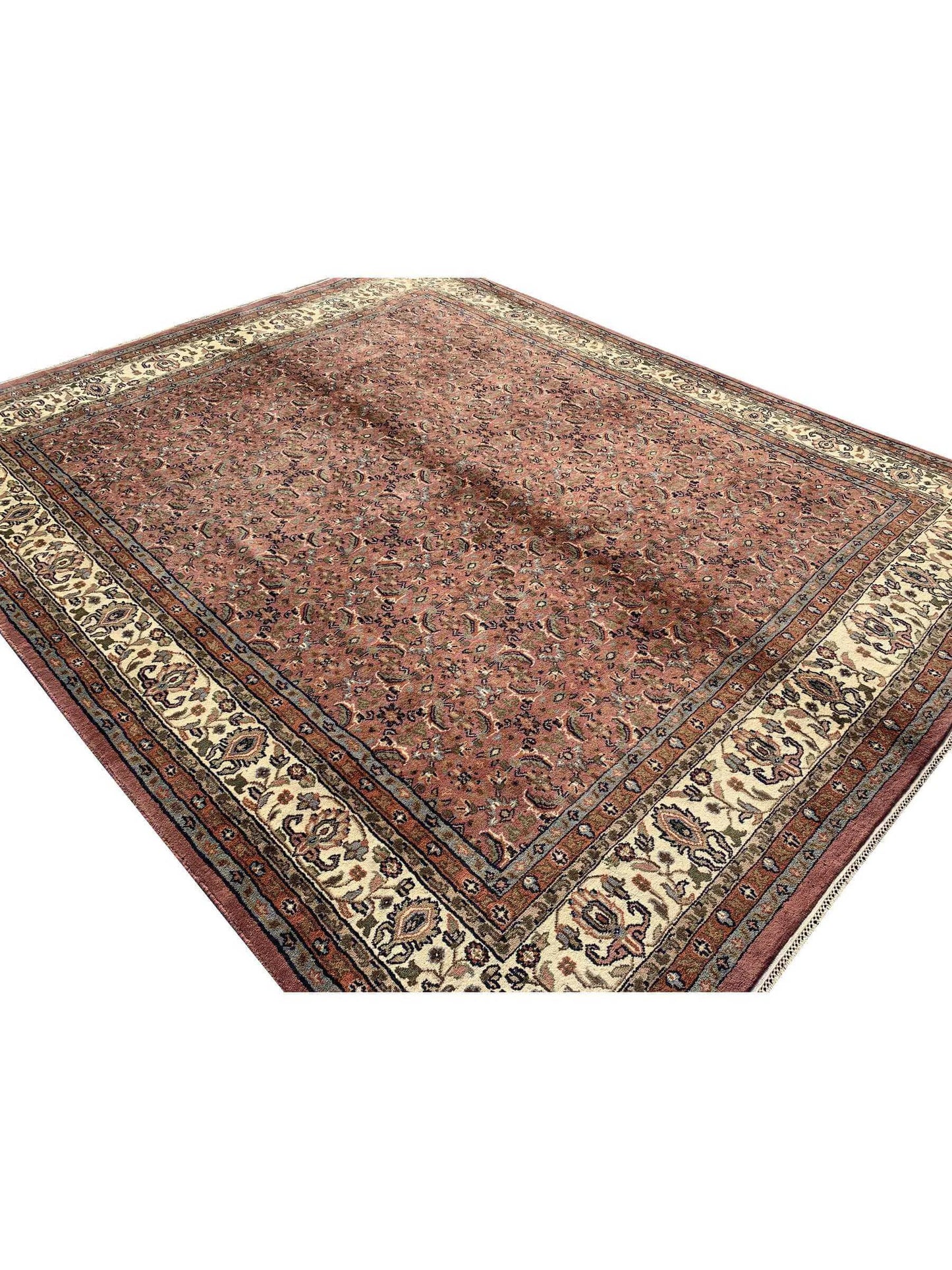 Amazing Hand Knotted Bijour Wool Area Rug 9.10 x 8.2 Ft